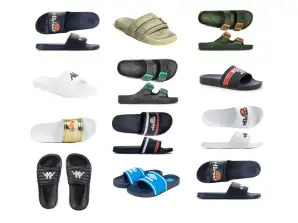 Mix sandalen ADIDAS - ELLESSE - KAPPA- UMBRO - PSG -155 paar