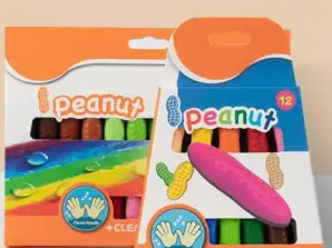 Voici les nouveaux crayons de couleur cacahuète - Libérez le plaisir propre et créatif pour les enfants