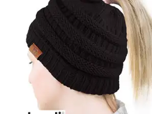 Топ спортни съоръжения: Beanie с конска опашка дупка Мини