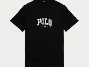 RALPH LAUREN T-SHIRT WITH CENTRAL LETTERING