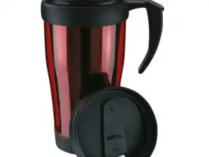 Drinking Mug WARM UP Red Double-Walled Thermo Mug Durable and Stylish