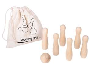Bowling game FIRST STRIKE Braun: Classic bowling set for entertaining hours with family and friends