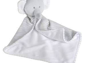 Câlin doux renifler éléphant DOMI gris blanc peluche éléphant peluche jouet en peluche