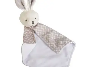 Cuddly soft bunny MADITA grey white stuffed bunny soft toy plush toy