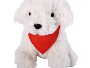 Cuddly soft plush dog BENNI colorful stuffed dog cuddly toy plush toy