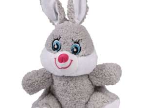 Cuddly soft plush rabbit SAMI grey stuffed rabbit cuddly toy plush toy