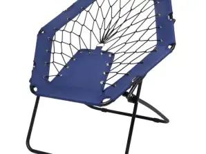CHILL OUT Bungee Stuhl in Blau Schwarz   Modernes Entspannungsdesign