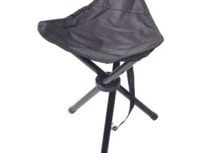 CAMPY Tripod Stool in Black Compact & Portable