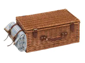 Colorful Picnic Basket MADISON PARK Stylish Spacious Portable