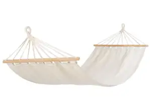 Comfortable Hammock SNOOZY Beige Portable Outdoor Lounger Relaxing Leisure Furniture