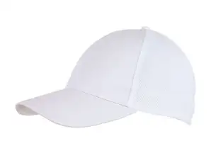 6 Panel Cap PITCHER – Stylish accessory in white for a classic look