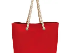 Rote CAPRI Strandtasche – Stilvoll & Geräumig für Sonnentage