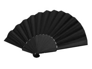 COOL RPET Foldable Fan in Black – Eco-Friendly & Stylish