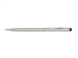 SMART TOUCH Twist Ballpoint Pen in Silver Elegance & Functionality