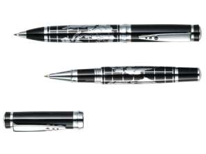 Writing Set INTERCONTINENTAL Black Silver High-quality writing set for stylish writing