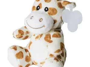 Girafe câline colorée Naomi : une peluche douce pour des aventures joyeuses