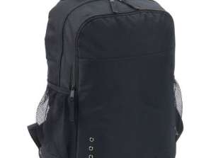 Polyester Backpack Harry Black Stylish & Durable Everyday Backpack for School & Work