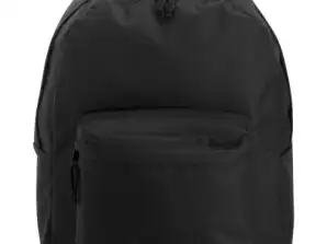 Livia Black Polyester Backpack – Elegant and Functional