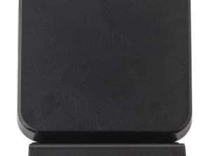 James Wireless Station de charge en plastique noir moderne