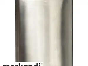 Benedict Stainless Steel Hip Flask – Timeless Silver