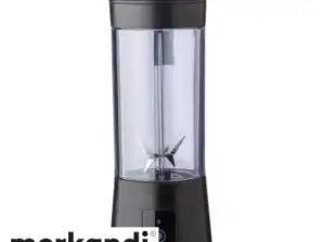 Draadloze Smoothie Blender Santosh Zwart Draagbare Blender Gemaakt van ABS en PC Plastic