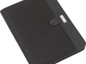 Black Microfiber Document Folder Stylish and Practical