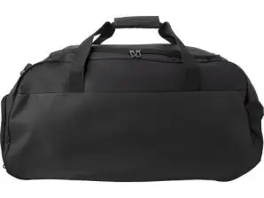 Спортивна сумка з поліестеру Connor чорна, міцна та функціональна, ідеально підходить для фітнесу та