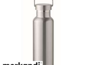 Firenze 500ml duplafalú vákuumlombik matt ezüst kiváló minőségű termosz palack utazáshoz
