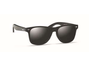 Бамбукови слънчеви очила RHODES в черни екологични UV защитни очила