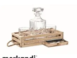 BIGWHISK Luxury Wooden Whiskey Set – Noble Tasting Experience