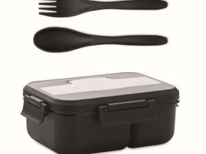 MAKAN lunchbox voedselbewaarbak PP zwart Robuuste en stijlvolle voedselcontainer