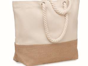 PANTAI Strandtasche aus Canvas 280g/m² in Beige – Robust & Modisch