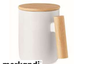 Élégante Tasse en Porcelaine 380 ml Blanc MAJEST Design Plaisir de boire élégant et luxueux