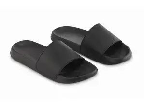 Black KOLAM Bath Slippers – Comfort in size 40/41