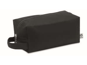 Bolsa de cosméticos de lona BIA duradera en negro 220 g/m² - Elegant Storage