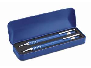Набор для письма ALUCOLOR в синем цвете: Элегантный набор ручек и аксессуаров