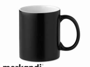 SubliDark kaffekrus 300 ml i Jet Black – ideel til sublimeringsudskrivning