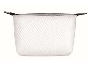 BALI BAG Transparent Cosmetic Bag in White 100 Characters