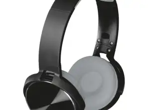 Casque stéréo Bluetooth Noir de jais