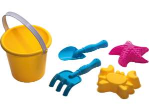 Jouets de plage en plastique multicolore : ensemble de jeu de sable pour enfants jouets d’extérieur durables