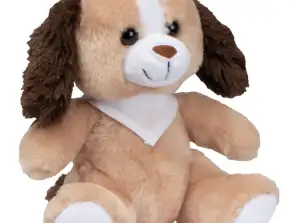 Peluche chien câlin marron : Compagnon fidèle pour les enfants et les amoureux des animaux