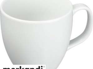 Grande Tasse en Porcelaine Blanche Design Intemporel 400ml