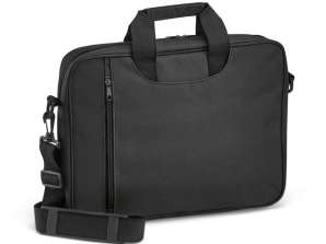 GARBI куфарче за лаптоп до 15 6'' изработено от 600D полиестер черен здрав и практичен