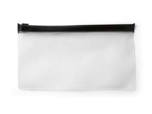 INGRID Toiletry Bag with Protective EVA Compartment in Black