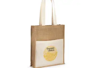 BRAGA Sac en jute naturel 240 g/m² & 100 Sac en coton 140 g/m² Robuste et polyvalent