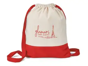 ROMFORD 100 Sac de sport en coton 180 g/m² rouge, robuste et élégant