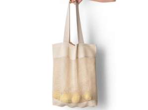 MUMBAI Sac de transport naturel avec 100 maille de coton 180 g/m² Élégant et pratique