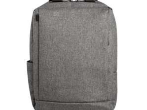 BOLOGNA 15 6'' Laptop Rucksack aus 600D – Grau  Robust & Stilvoll