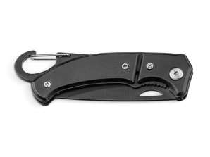 FRED Robust pocket knife stainless steel & metal black