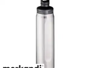 DOVER Термо бутилка за вода от неръждаема стомана с вакуумна изолация 650 ml Black & Silver
